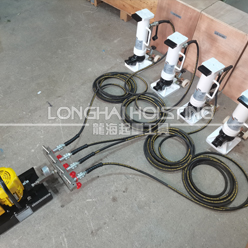 電動同步集裝箱千斤頂實拍