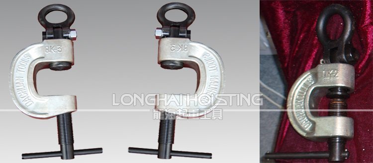 萬向螺旋鎖緊鋼板吊鉗圖片