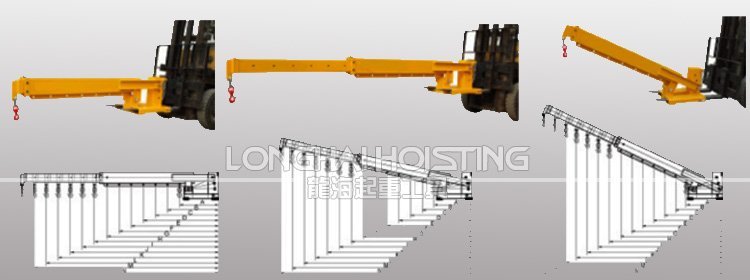 伸縮臂式貨叉起吊鉤 伸縮臂式貨叉起吊鉤