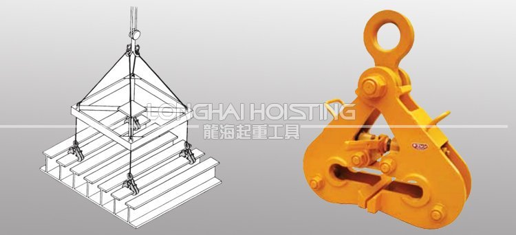 KB-100型鋼板夾鉗應用