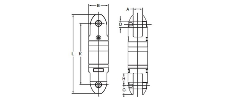YOKE 8-301不銹鋼重力旋轉環