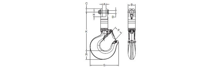 臺灣YOKE 8-308重力旋轉環(huán)尺寸
