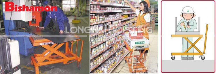 BISHAMON BX電動升降平臺車應(yīng)用