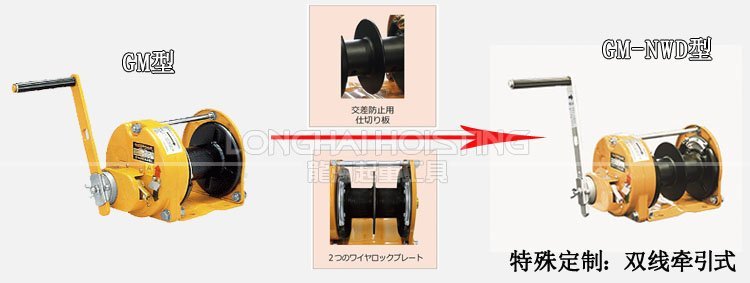 雙線牽引式手搖絞盤 雙線牽引式手搖絞盤