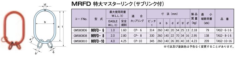 MRFD型鷹牌主吊環(huán) MRFD型鷹牌主吊環(huán)